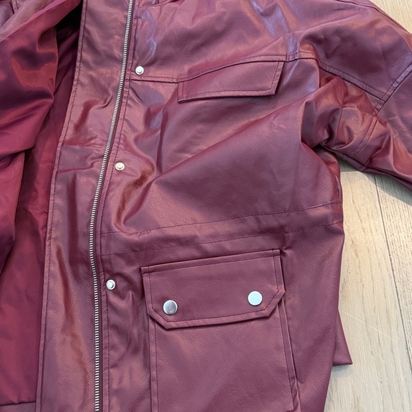 Red Leather Jacket - Picture 4 of 5